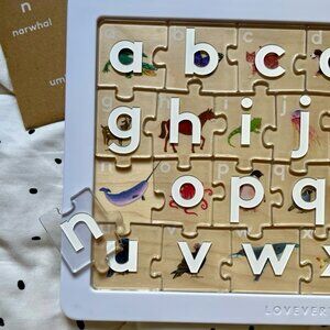 LOVEVERY Letter Sounds Animal Puzzle